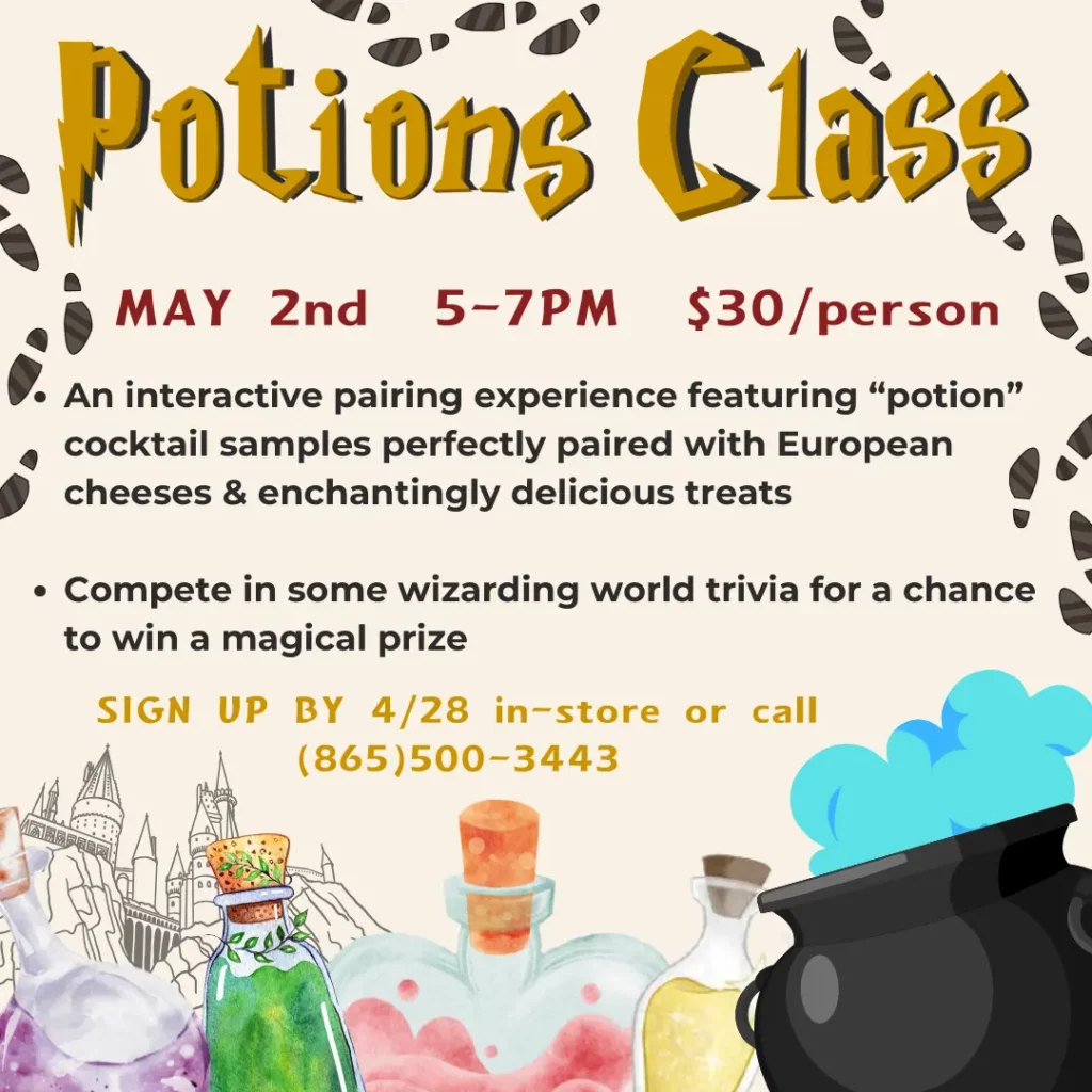 city farms charcuterie potions class
